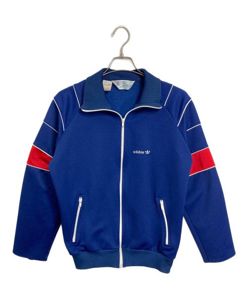 adidas（アディダス）adidas (アディダス) 【古着】台湾製80’S トラックジャケット　８０年代　三角タグ ネイビー サイズ:Mの古着・服飾アイテム