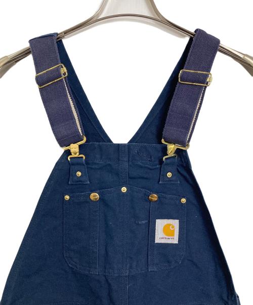 CarHartt（カーハート）CarHartt (カーハート) ダブルニーオーバーオール ネイビー サイズ:W３４L３２の古着・服飾アイテム
