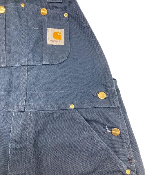 CarHartt（カーハート）CarHartt (カーハート) ダブルニーオーバーオール ネイビー サイズ:W３４L３２の古着・服飾アイテム