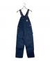 CarHartt（カーハート）の古着「ダブルニーオーバーオール」｜ネイビー