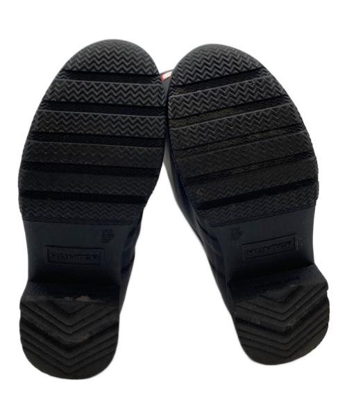 HUNTER（ハンター）HUNTER (ハンター) パッカブルレインブーツ　長靴 ブラック サイズ:US7の古着・服飾アイテム