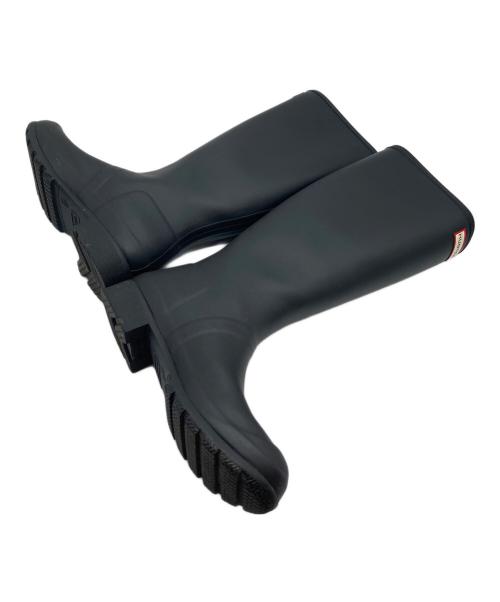 HUNTER（ハンター）HUNTER (ハンター) パッカブルレインブーツ　長靴 ブラック サイズ:US7の古着・服飾アイテム