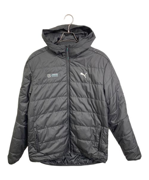 PUMA（プーマ）PUMA (プーマ) Mercedes Benz (メルセデスベンツ) AMG パデッド ジャケット　中綿ジャケット ブラック サイズ:Lの古着・服飾アイテム