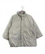 FORK&SPOONフォーク＆スプーン）の古着「SORONAスタンドカラーブルゾン　中綿ジャケット」｜ホワイト