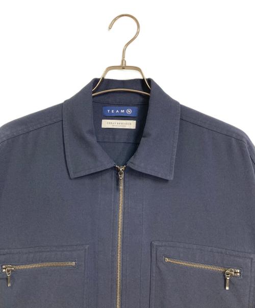 URBAN RESEARCH（アーバンリサーチ）URBAN RESEARCH (アーバンリサーチ) ブルゾン　ジップアップジャケット ネイビー サイズ:Mの古着・服飾アイテム