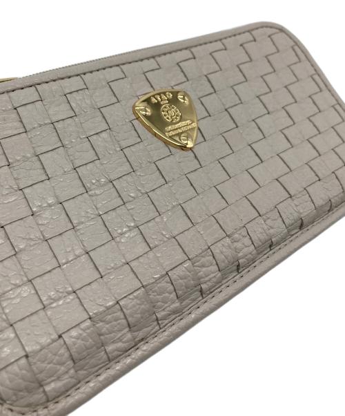 ATAO（アタオ）ATAO (アタオ) 長財布　L字ジップウォレット　L字ファスナー ベージュ サイズ:実寸参照の古着・服飾アイテム