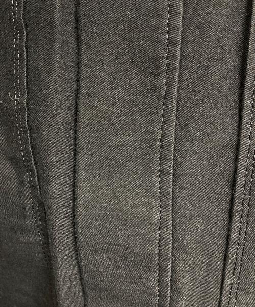 Ujoh（ウジョー）Ujoh (ウジョー) 4 P シャツドレス　ロングドレス　ロングワンピース　日本製 ブラック サイズ:2の古着・服飾アイテム