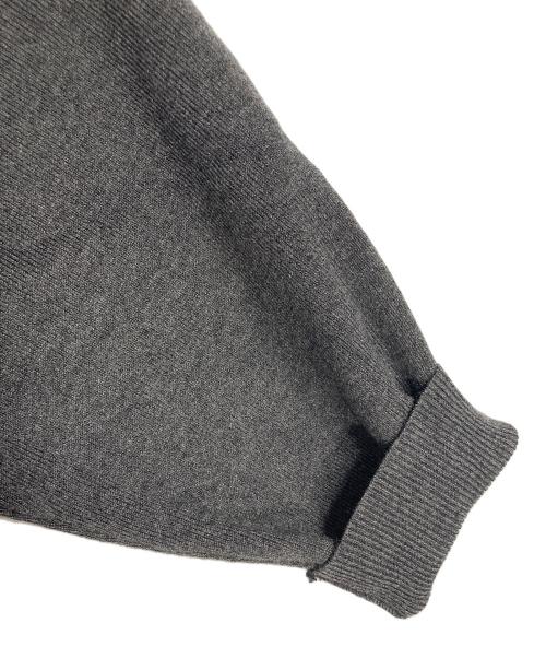 BEARDSLEY（ビアズリー）BEARDSLEY (ビアズリー) ニットコンビギャザーワンピース　ロングワンピース　マキシワンピース グレー×ブラック サイズ:1の古着・服飾アイテム