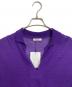 MACPHEE (マカフィー) シアーウールブレンド スキッパープルオーバー　シアーニット パープル サイズ:S 未使用品：5000円