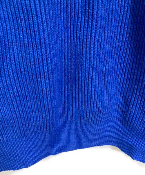 COMFORTABLE REASON（コンフォータブルリーズン）COMFORTABLE REASON (コンフォータブルリーズン) パネルニット　長袖ニット ネイビー×ブルー サイズ:Lの古着・服飾アイテム