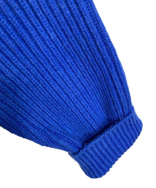 COMFORTABLE REASON（コンフォータブルリーズン）COMFORTABLE REASON (コンフォータブルリーズン) パネルニット　長袖ニット ネイビー×ブルー サイズ:Lの古着・服飾アイテム