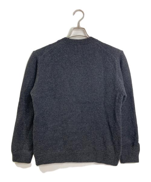 BLUFCAMP（ブルーフキャンプ）BLUFCAMP (ブルーフキャンプ) Intarsia Sweater　インターシャ セーター　ニット　 グレー サイズ:Sの古着・服飾アイテム