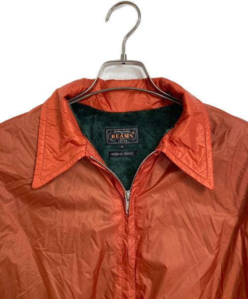 BEAMS PLUS（ビームスプラス）BEAMS PLUS (ビームスプラス) ナイロン フリース コーチジャケット　ナイロンジャケット　アウター オレンジ サイズ:Mの古着・服飾アイテム