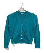 C.Eシーイー）の古着「ワッフルカーディガン　コットンカーディガン　日本製」｜ブルー