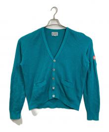 C.E（シーイー）の古着「ワッフルカーディガン　コットンカーディガン　日本製」｜ブルー