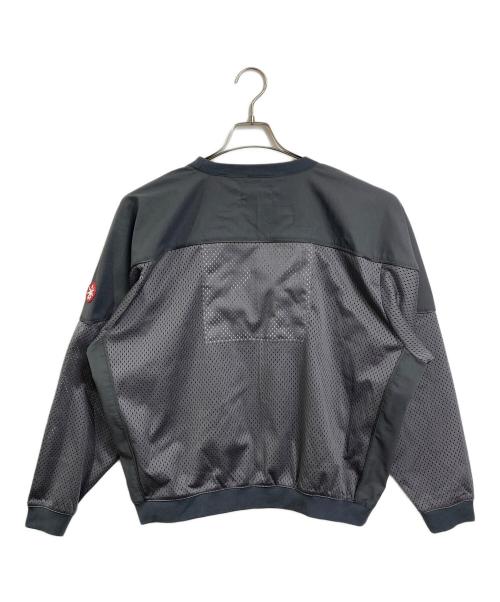 C.E（シーイー）C.E (シーイー) MESH TRACK CREW NECK メッシュトラッククルーネック　日本製 グレー サイズ:Sの古着・服飾アイテム