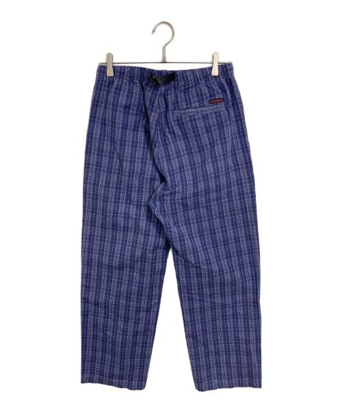GRAMICCI（グラミチ）GRAMICCI (グラミチ) YARN DYE DOBBY PLAID JAM PANT パープル サイズ:Mの古着・服飾アイテム