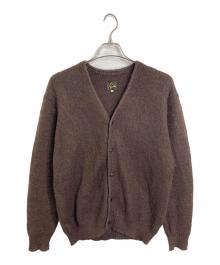 Needles（ニードルズ）の古着「モヘヤ カーディガン　Vネックカーディガン」｜ブラウン