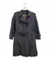 INVERTERE（インバーティア）の古着「ウールライナー付トレンチコート　ロングコート　アウター　ライトアウター　イギリス製」｜グレー