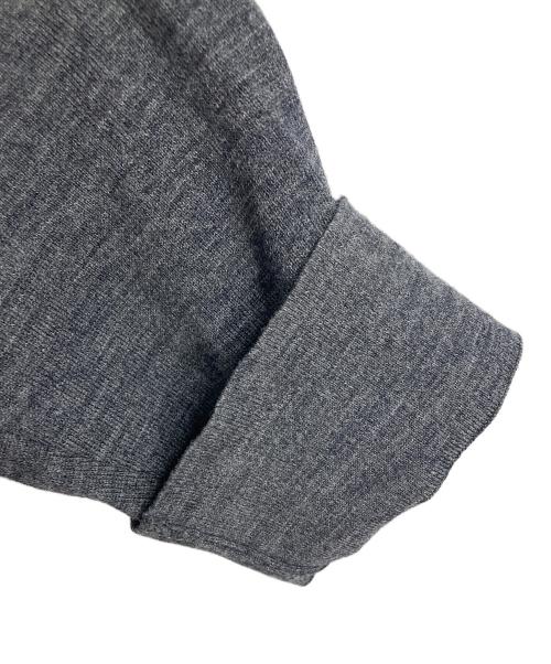 JOHN SMEDLEY（ジョンスメドレー）JOHN SMEDLEY (ジョンスメドレー) OLD ニットポロシャツ　長袖シャツ　イングランド製 グレー サイズ:Mの古着・服飾アイテム