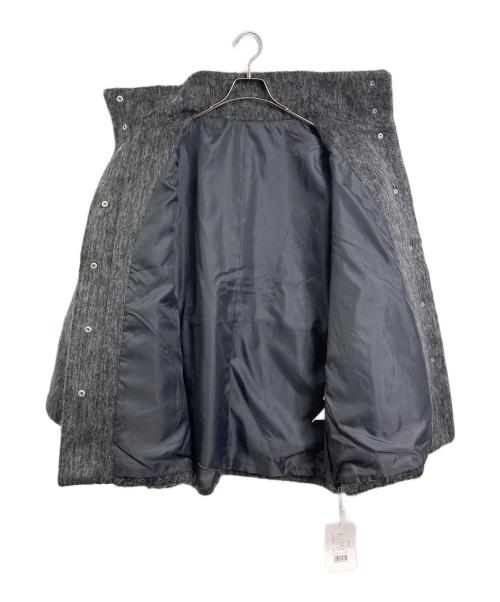 Classical Elf（クラシカルエルフ）Classical Elf (クラシカルエルフ) MIXシャギー比翼スタンドネックミドル丈コクーンスリーブコート　アウター グレー サイズ:M 未使用品の古着・服飾アイテム