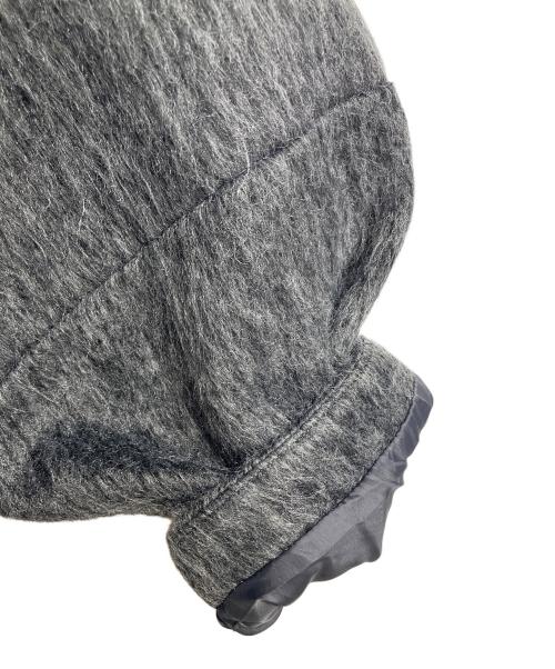 Classical Elf（クラシカルエルフ）Classical Elf (クラシカルエルフ) MIXシャギー比翼スタンドネックミドル丈コクーンスリーブコート　アウター グレー サイズ:M 未使用品の古着・服飾アイテム