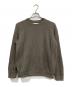 SO SHOP&HOSTEL（ソウショップアンドホステル）の古着「COTTON RAGLAN CREW NECK KNIT  コットン ラグラン クルーネック ニット  コットンニット　長袖ニット　日本製」｜カーキ