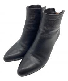 PELLICO（ペリーコ）の古着「バックジップブーツ　ショートブーツ　イタリア製」｜ブラック