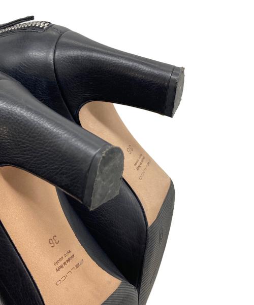 PELLICO（ペリーコ）PELLICO (ペリーコ) バックジップブーツ　ショートブーツ　イタリア製 ブラック サイズ:36の古着・服飾アイテム