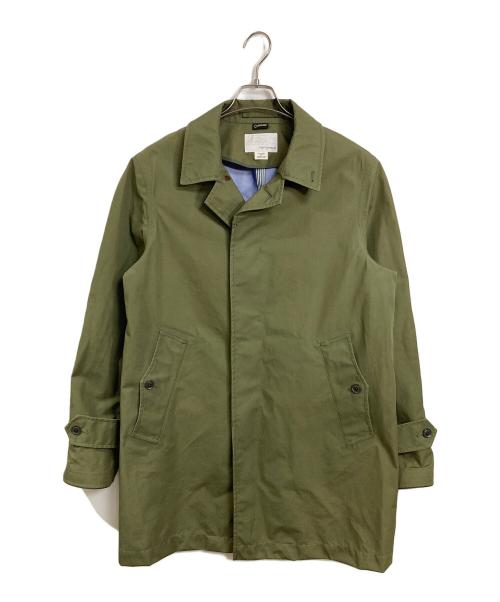nanamica（ナナミカ）nanamica (ナナミカ) GORE-TEX Soutien Collar Coat ライトアウター　レインアウター グリーン サイズ:Mの古着・服飾アイテム