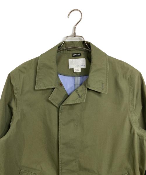 nanamica（ナナミカ）nanamica (ナナミカ) GORE-TEX Soutien Collar Coat ライトアウター　レインアウター グリーン サイズ:Mの古着・服飾アイテム