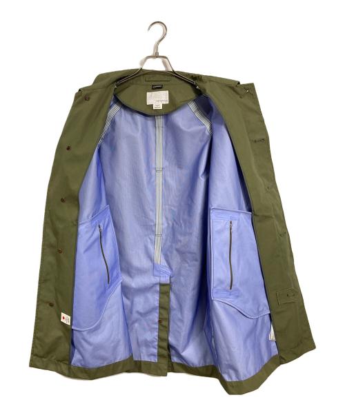 nanamica（ナナミカ）nanamica (ナナミカ) GORE-TEX Soutien Collar Coat ライトアウター　レインアウター グリーン サイズ:Mの古着・服飾アイテム