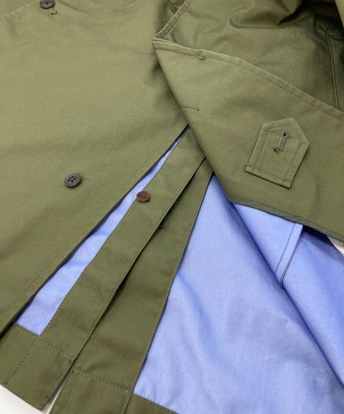 nanamica（ナナミカ）nanamica (ナナミカ) GORE-TEX Soutien Collar Coat ライトアウター　レインアウター グリーン サイズ:Mの古着・服飾アイテム