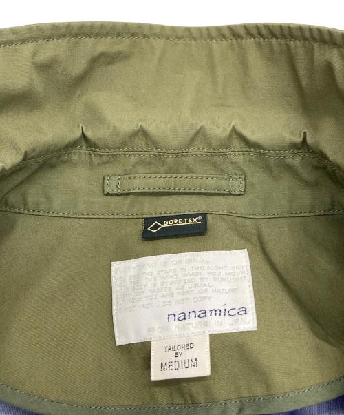 nanamica（ナナミカ）nanamica (ナナミカ) GORE-TEX Soutien Collar Coat ライトアウター　レインアウター グリーン サイズ:Mの古着・服飾アイテム