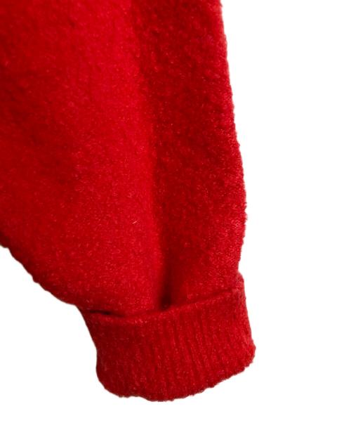 BEAUTY&YOUTH（ビューティーアンドユース）BEAUTY&YOUTH (ビューティーアンドユース) クルーネックニット　長袖ニット レッド サイズ:L 未使用品の古着・服飾アイテム