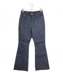 anuans（アニュアンス）の古着「センターシームセミフレアデニム　ジーンズ」｜インディゴ