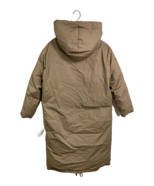 STATE OF MIND（ステートオブマインド）STATE OF MIND (ステートオブマインド) ダウンコート　フード付きコート　ジップアップコート ベージュ サイズ:Lの古着・服飾アイテム