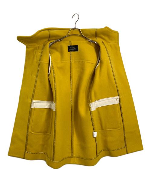 MACPHEE（マカフィー）MACPHEE (マカフィー) ダッフルコート　アウター　ウールコート　ロングコート イエロー サイズ:38の古着・服飾アイテム