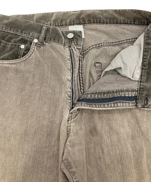 GOODENOUGH（グッドイナフ）GOODENOUGH (グッドイナフ) 00’'S コーデュロイパンツ　ベロア　切り替えパンツ グレー サイズ:Lの古着・服飾アイテム