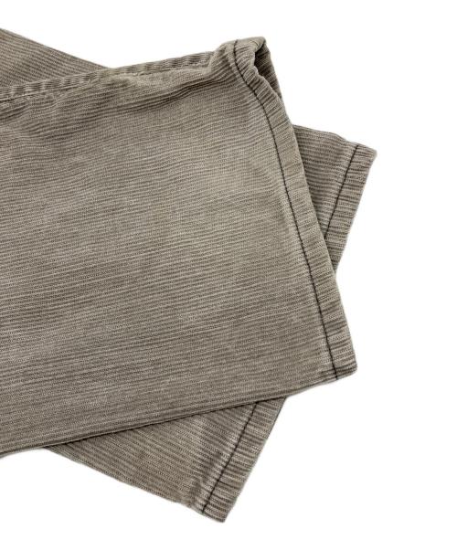 GOODENOUGH（グッドイナフ）GOODENOUGH (グッドイナフ) 00’'S コーデュロイパンツ　ベロア　切り替えパンツ グレー サイズ:Lの古着・服飾アイテム