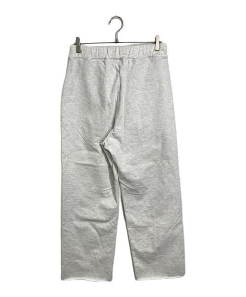 H BEAUTY&YOUTH（エイチ ビューティー&ユース）H BEAUTY&YOUTH (エイチ ビューティー&ユース) ヘビーハイブリッドコットン イージーパンツ　ワイドパンツ ライトグレー サイズ:Lの古着・服飾アイテム