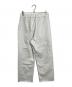 H BEAUTY&YOUTH (エイチ ビューティー&ユース) ヘビーハイブリッドコットン イージーパンツ　ワイドパンツ ライトグレー サイズ:L：6000円