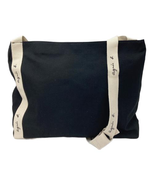agnes b voyage（アニエスベーボヤージュ）agnes b voyage (アニエスベーボヤージュ) ショルダーバッグ　斜めがけ 肩掛け レディース　通学 ブラック サイズ:実寸参照 未使用品の古着・服飾アイテム