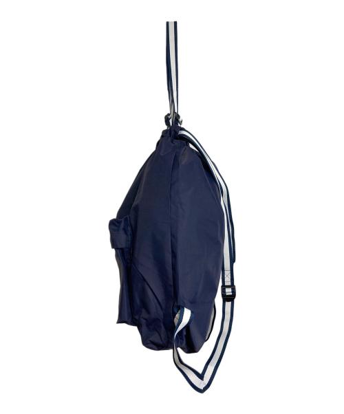 POLO RALPH LAUREN（ポロ・ラルフローレン）POLO RALPH LAUREN (ポロ・ラルフローレン) 撥水ナイロンショルダーバッグ　2WAY レインバック リュック型　ワンポイント ポロポニー ネイビー サイズ:実寸参照 未使用品の古着・服飾アイテム