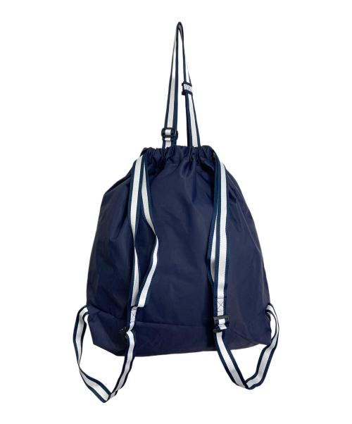 POLO RALPH LAUREN（ポロ・ラルフローレン）POLO RALPH LAUREN (ポロ・ラルフローレン) 撥水ナイロンショルダーバッグ　2WAY レインバック リュック型　ワンポイント ポロポニー ネイビー サイズ:実寸参照 未使用品の古着・服飾アイテム