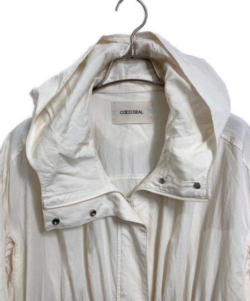 COCODEAL（ココディール）COCODEAL (ココディール) ドロストスリーブワークブルゾン　アウター　ライトアウター ベージュ サイズ:2	の古着・服飾アイテム