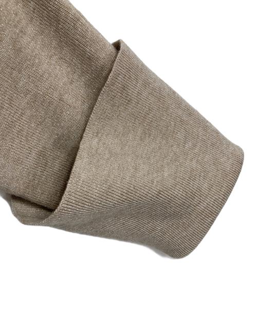 COCODEAL（ココディール）COCODEAL (ココディール) ラメニットシャツ+ラメペプラムニットスカート　ロングスカート ベージュ サイズ:2の古着・服飾アイテム