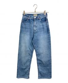 YANUK（ヤヌーク）の古着「LEA ボーイズストレートパンツ」｜ブルー