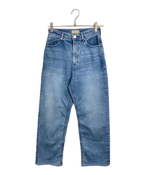 YANUK（ヤヌーク）YANUK (ヤヌーク) LEA ボーイズストレートパンツ ブルー サイズ:W24の古着・服飾アイテム