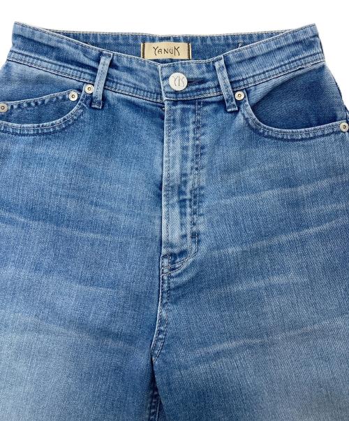 YANUK（ヤヌーク）YANUK (ヤヌーク) LEA ボーイズストレートパンツ ブルー サイズ:W24の古着・服飾アイテム